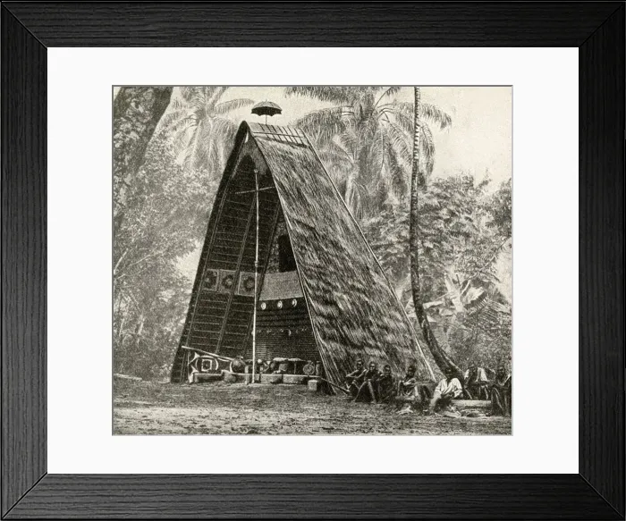 Framed Print : Mausoleum at Ibiabon, Obibio, West Africa Framed Print : Mausoleum at Ibiabon, Obibio, West Africa