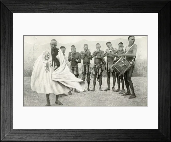 Framed Print : King of Yarawa dancing, Fedderi, West Africa Framed Print : King of Yarawa dancing, Fedderi, West Africa