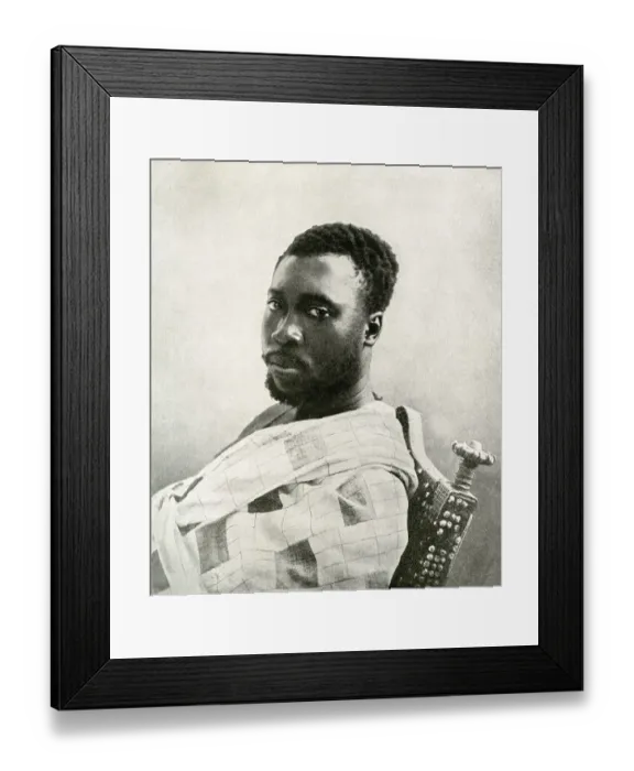 Framed Print : King Prempeh I of the Ashanti Empire, West Africa Framed Print : King Prempeh I of the Ashanti Empire, West Africa