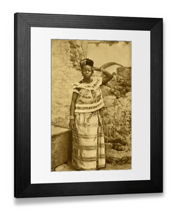 Framed Print : Woman of the Gold Coast, West Africa Framed Print : Woman of the Gold Coast, West Africa
