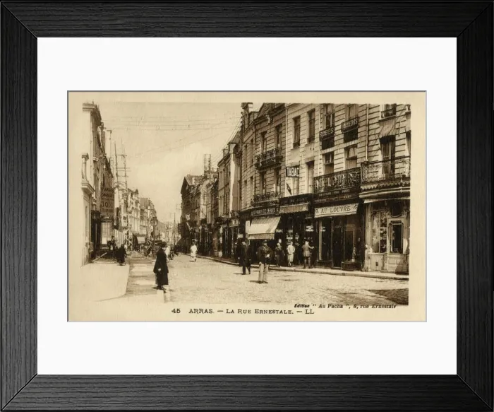 Framed Print : La Rue Ernestale - Arras, France Framed Print : La Rue Ernestale - Arras, France