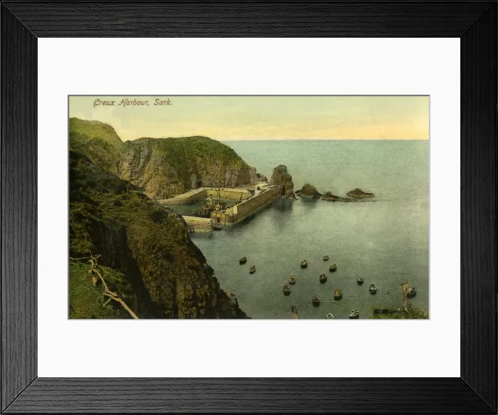 Framed Print : Channel Islands - Sark - Creux Harbour Framed Print : Channel Islands - Sark - Creux Harbour