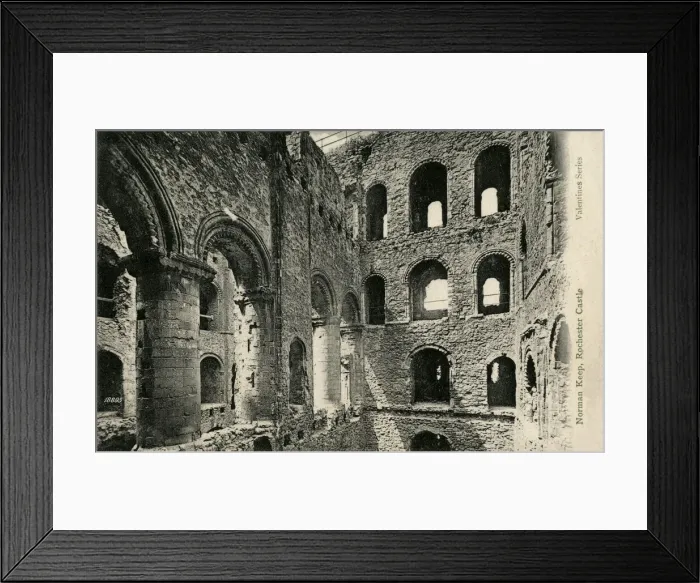 Framed Print : The Norman Keep - Rochester Castle Framed Print : The Norman Keep - Rochester Castle