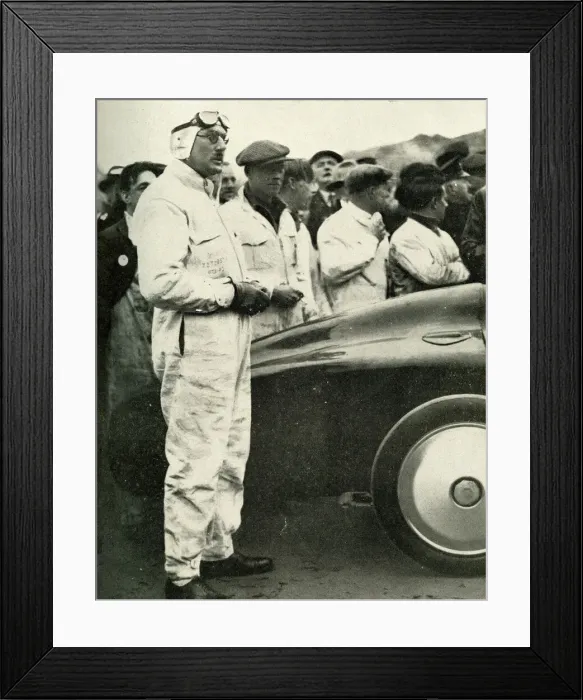 Framed Print : Captain G E T Eyston, racing driver Framed Print : Captain G E T Eyston, racing driver