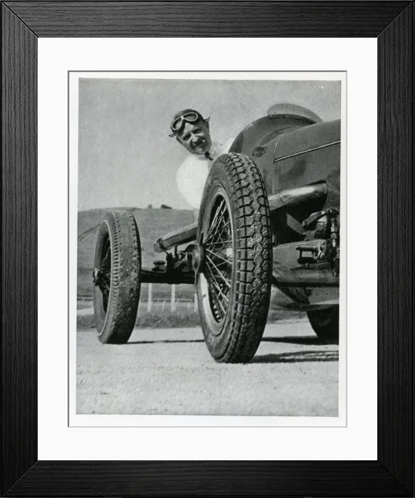 Framed Print : Barney Oldfield, racing driver Framed Print : Barney Oldfield, racing driver