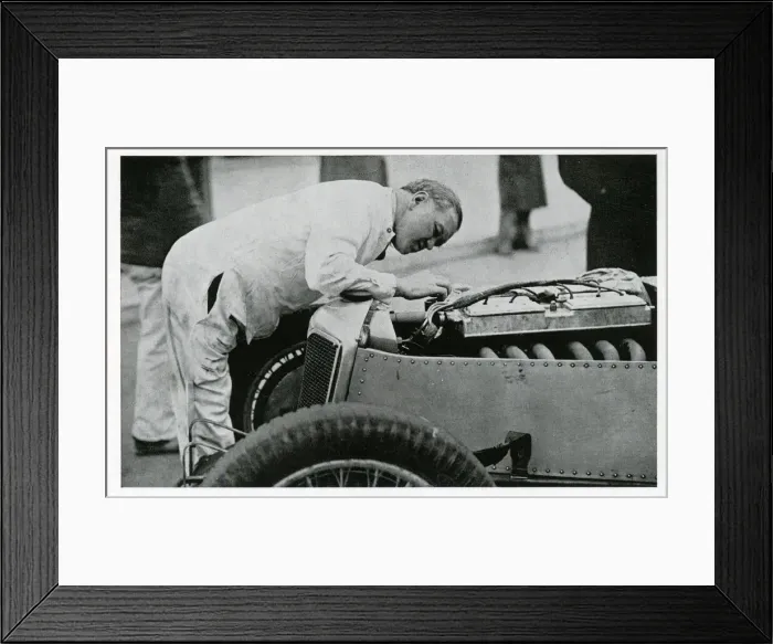 Framed Print : F W Freddie Dixon, racing car mechanic Framed Print : F W Freddie Dixon, racing car mechanic