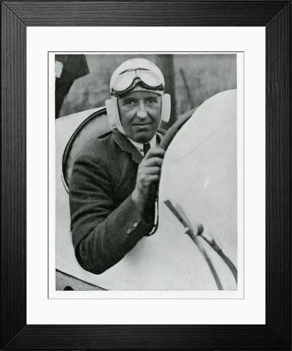 Framed Print : J G Parry Thomas, motor racing driver Framed Print : J G Parry Thomas, motor racing driver