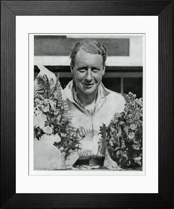 Framed Print : Hon Brian Lewis, motor racing driver Framed Print : Hon Brian Lewis, motor racing driver