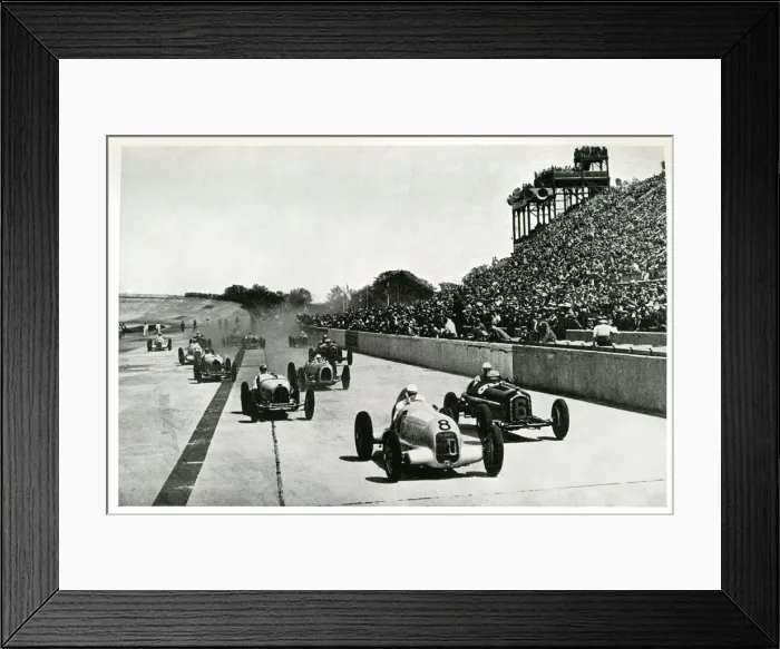 Framed Print : Start of French Grand Prix at Linas Montlhery Framed Print : Start of French Grand Prix at Linas Montlhery