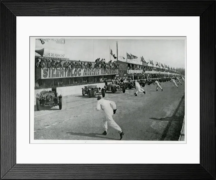Framed Print : Start of Grand Prix d Endurance at Le Mans, France Framed Print : Start of Grand Prix d Endurance at Le Mans, France