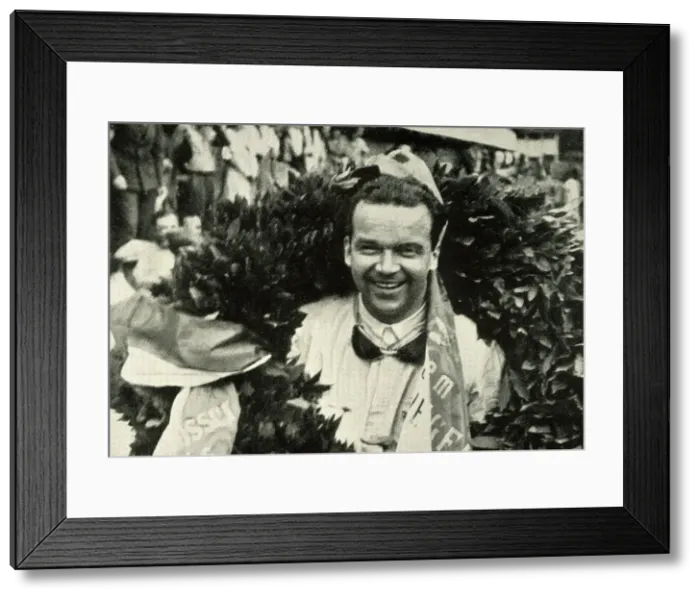Framed Print : Rudolf Caracciola, Motor Racing Champion of Germany Framed Print : Rudolf Caracciola, Motor Racing Champion of Germany