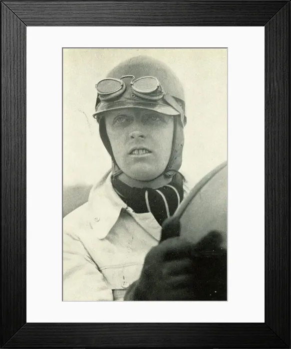 Framed Print : Sir Henry Seagrave, motor racing driver Framed Print : Sir Henry Seagrave, motor racing driver