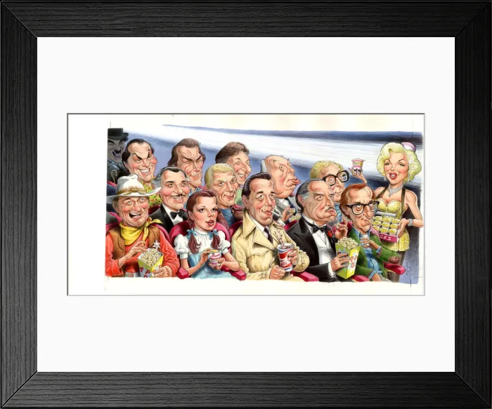 Framed Print : Cinema Actors and Directors Framed Print : Cinema Actors and Directors