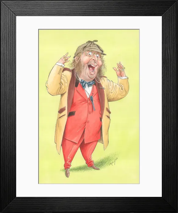 Framed Print : John McCririck - Racing pundit Framed Print : John McCririck - Racing pundit