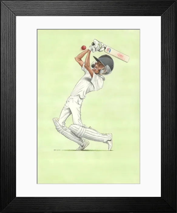 Framed Print : Mohammed Azharuddin - Indian Cricketer Framed Print : Mohammed Azharuddin - Indian Cricketer
