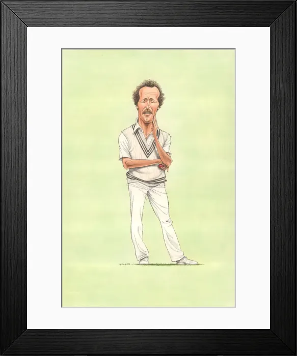 Framed Print : Jeremy Coney - New Zealand cricketer Framed Print : Jeremy Coney - New Zealand cricketer