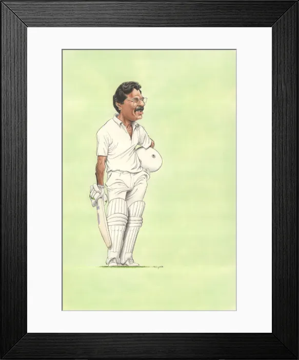 Framed Print : Zaheer Abbas - Pakistan cricketer Framed Print : Zaheer Abbas - Pakistan cricketer