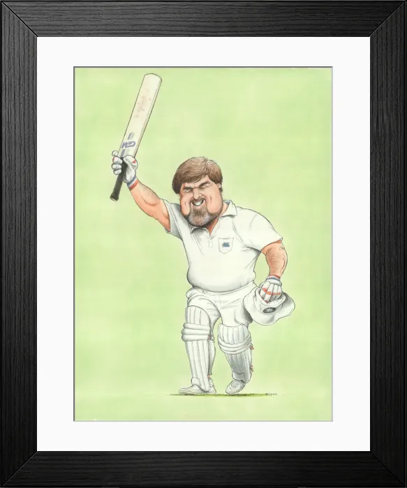 Framed Print : Mike Gatting - England cricketer Framed Print : Mike Gatting - England cricketer