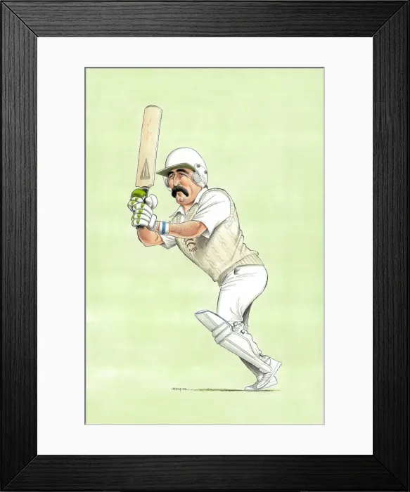 Framed Print : Graham Gooch - England cricketer Framed Print : Graham Gooch - England cricketer