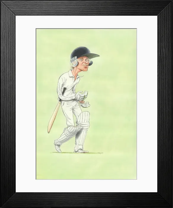 Framed Print : David Gower - England cricketer Framed Print : David Gower - England cricketer