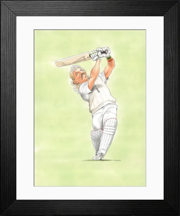 Framed Print : Ian Botham - England cricketer Framed Print : Ian Botham - England cricketer
