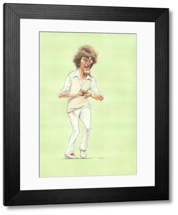 Framed Print : Bob Willis - England cricketer Framed Print : Bob Willis - England cricketer