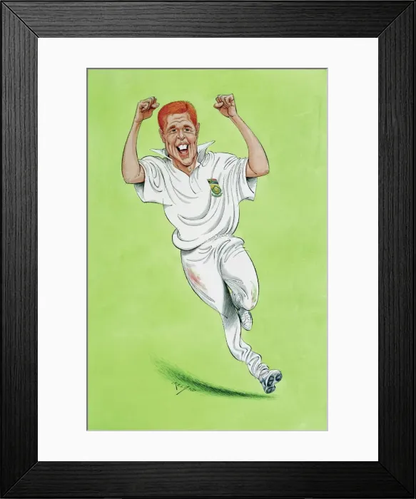 Framed Print : Shaun Pollock - South African cricketer Framed Print : Shaun Pollock - South African cricketer