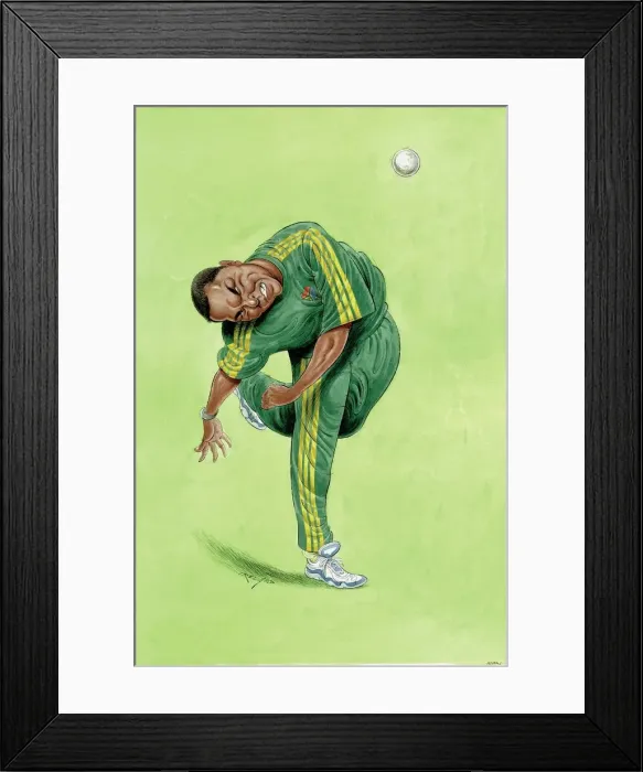 Framed Print : Paul Adams - South African cricketer Framed Print : Paul Adams - South African cricketer