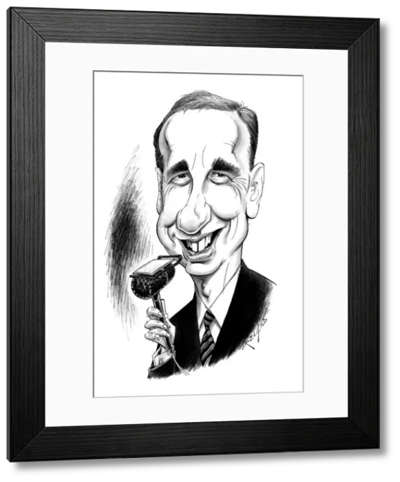 Framed Print : Jonathan Agnew - Cricket commentator Framed Print : Jonathan Agnew - Cricket commentator