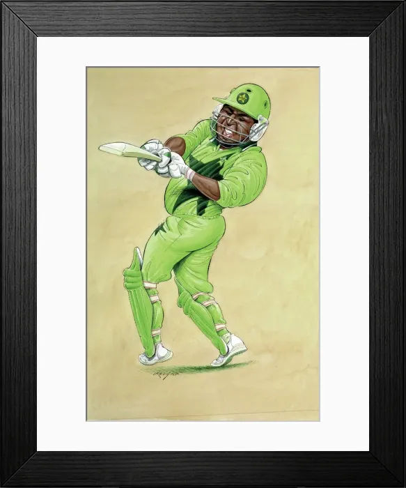 Framed Print : Inzamam-ul-Haq - Pakistan cricketer Framed Print : Inzamam-ul-Haq - Pakistan cricketer