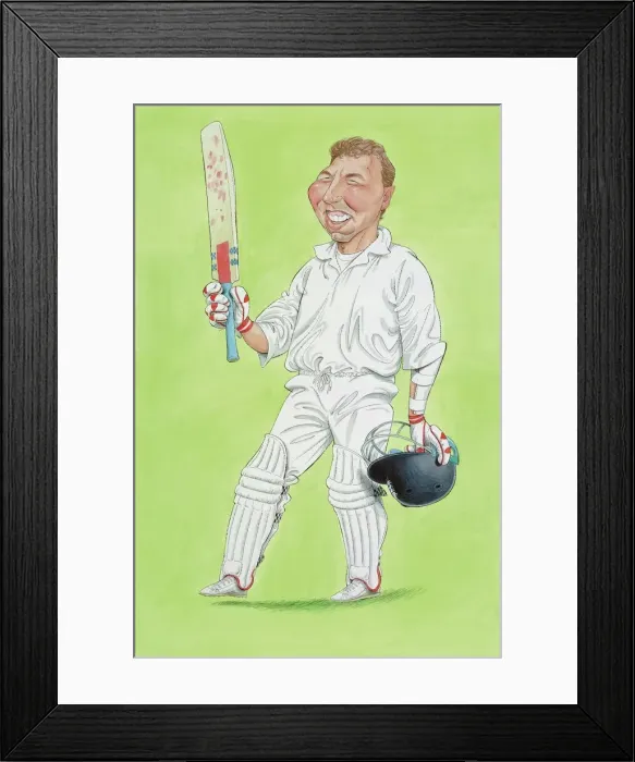 Framed Print : Mike Atherton - England cricketer Framed Print : Mike Atherton - England cricketer