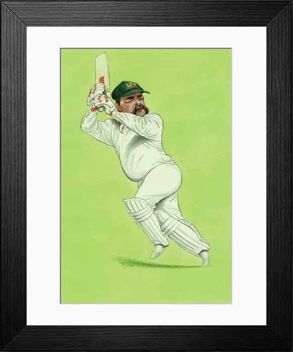 Framed Print : David Boon - Australian cricketer Framed Print : David Boon - Australian cricketer