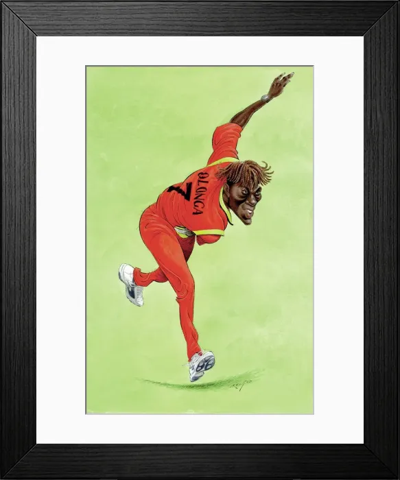 Framed Print : Henry Olonga - Zimbabwe cricketer Framed Print : Henry Olonga - Zimbabwe cricketer