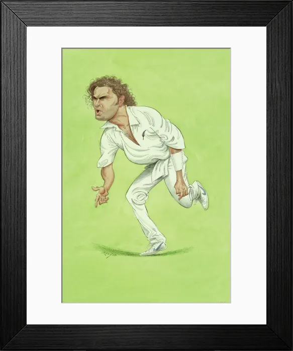Framed Print : Chris Cairns - New Zealand cricketer Framed Print : Chris Cairns - New Zealand cricketer