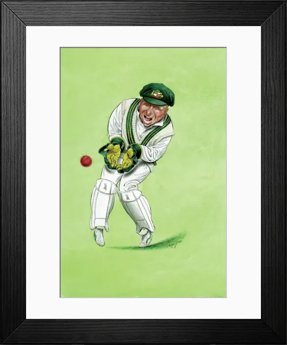 Framed Print : Ian Healy - Australian cricketer Framed Print : Ian Healy - Australian cricketer