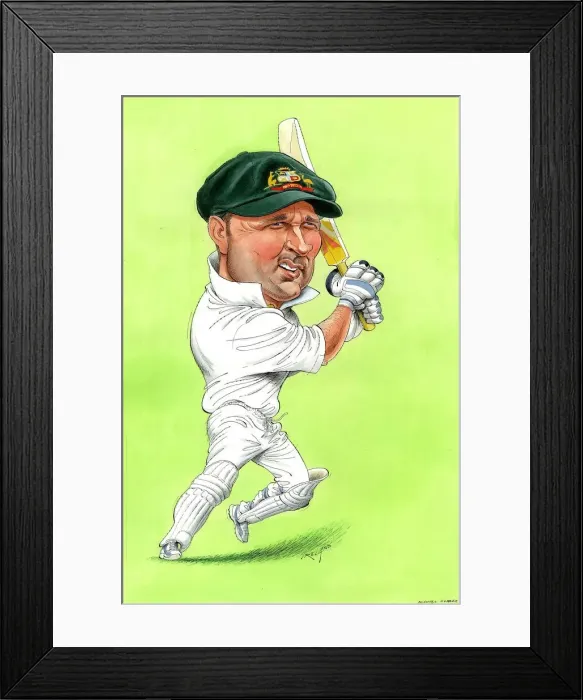 Framed Print : Michael Clarke - Australian cricketer
