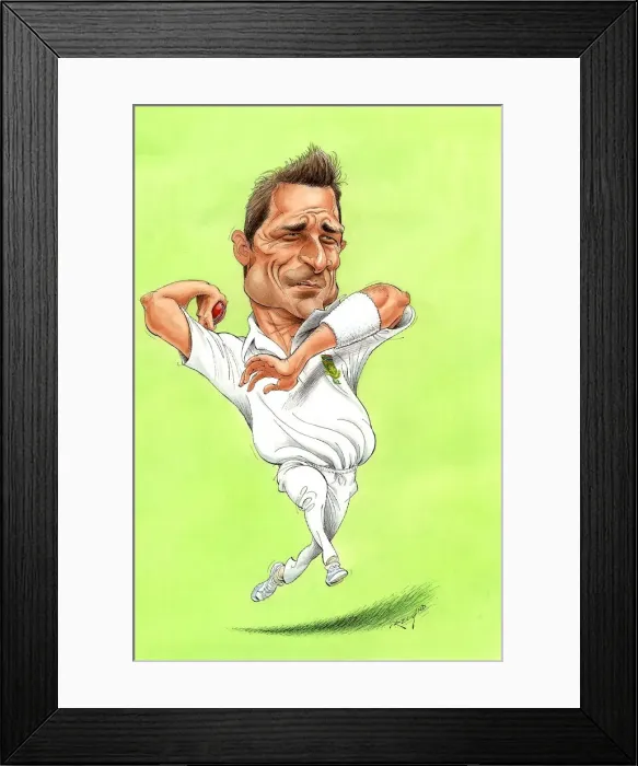 Framed Print : Dale Steyn - South Africa cricketer Framed Print : Dale Steyn - South Africa cricketer