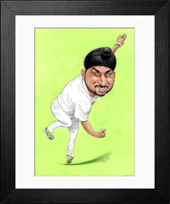 Framed Print : Harbijhan Singh - Indian cricketer