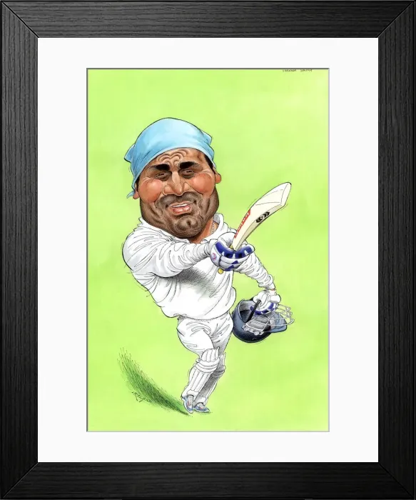 Framed Print : Virender Sehwag - Indian cricketer Framed Print : Virender Sehwag - Indian cricketer