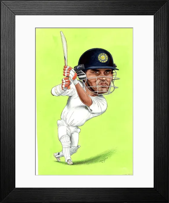Framed Print : Rahul Dravid - Indian cricketer Framed Print : Rahul Dravid - Indian cricketer
