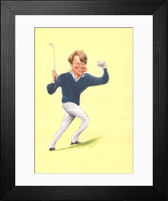 Framed Print : Tom Watson - American Golfer Framed Print : Tom Watson - American Golfer