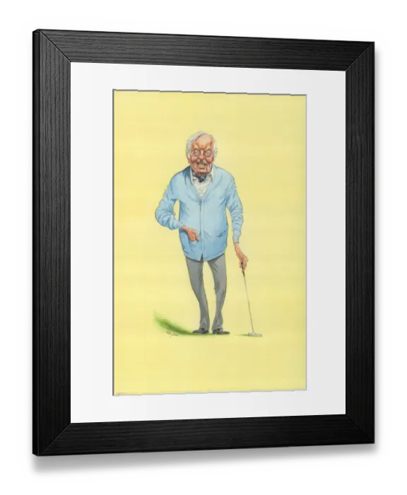 Framed Print : Henry Cotton - English commentator Framed Print : Henry Cotton - English commentator