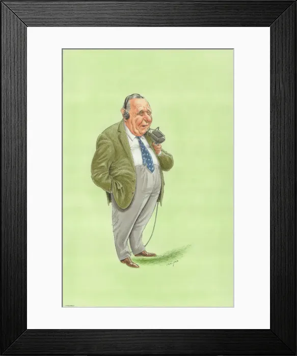 Framed Print : Henry Longhurst - Golf commentator Framed Print : Henry Longhurst - Golf commentator