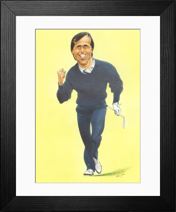 Framed Print : Seve Ballesteros - Spanish golfer Framed Print : Seve Ballesteros - Spanish golfer
