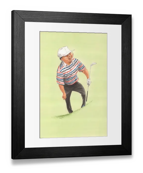 Framed Print : Tommy Nakajima - Japanese golfer Framed Print : Tommy Nakajima - Japanese golfer