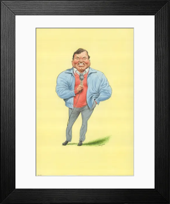 Framed Print : Peter Alliss - Golf commentator Framed Print : Peter Alliss - Golf commentator