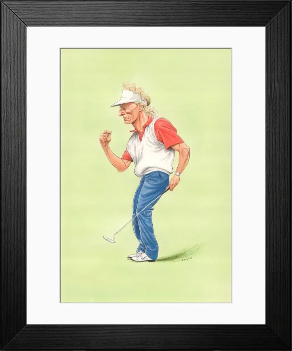 Framed Print : Bernhard Langer - German golfer Framed Print : Bernhard Langer - German golfer