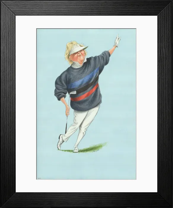 Framed Print : Laura Davies - English golfer