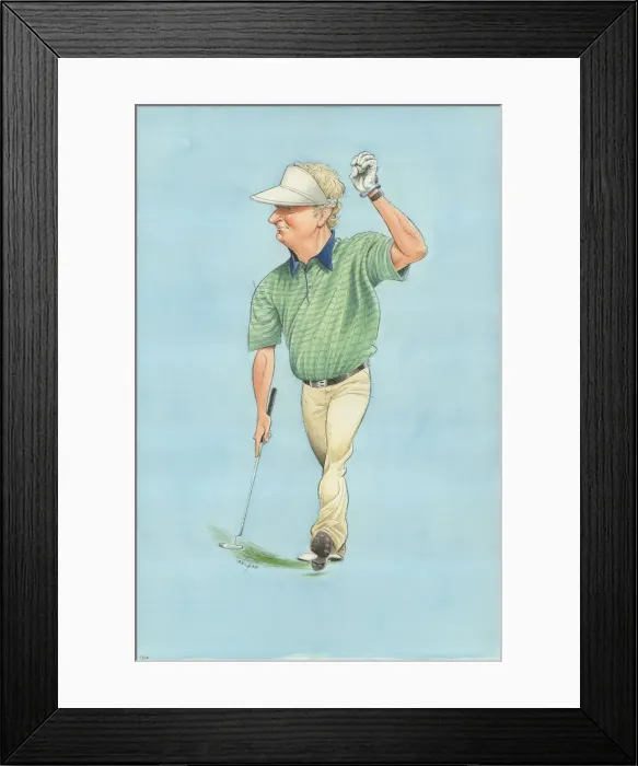 Framed Print : Sandy Lyle - Scottish golfer Framed Print : Sandy Lyle - Scottish golfer