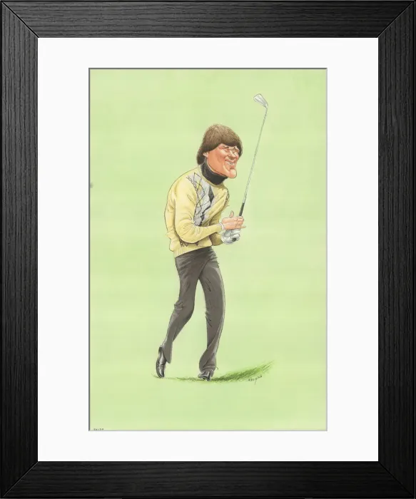 Framed Print : Nick Faldo - English golfer Framed Print : Nick Faldo - English golfer